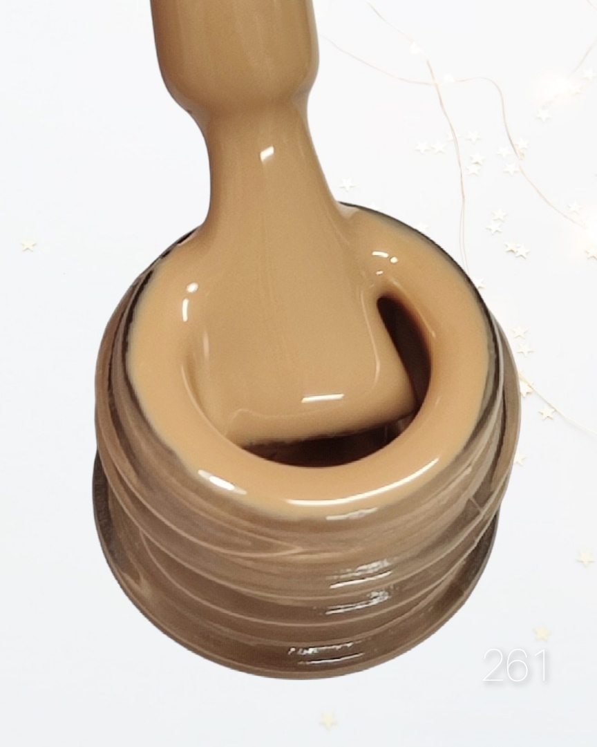 Ημιμόνιμο βερνίκι ΜΚ Ν261 καφέ nude 15ml