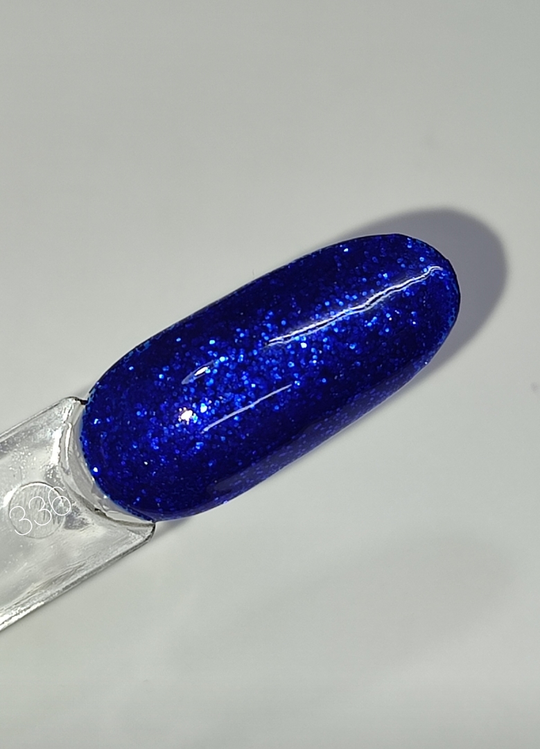 Ημιμόνιμο βερνίκι ΜΚ Ν336 μπλέ σκούρο με shimmer 10ml